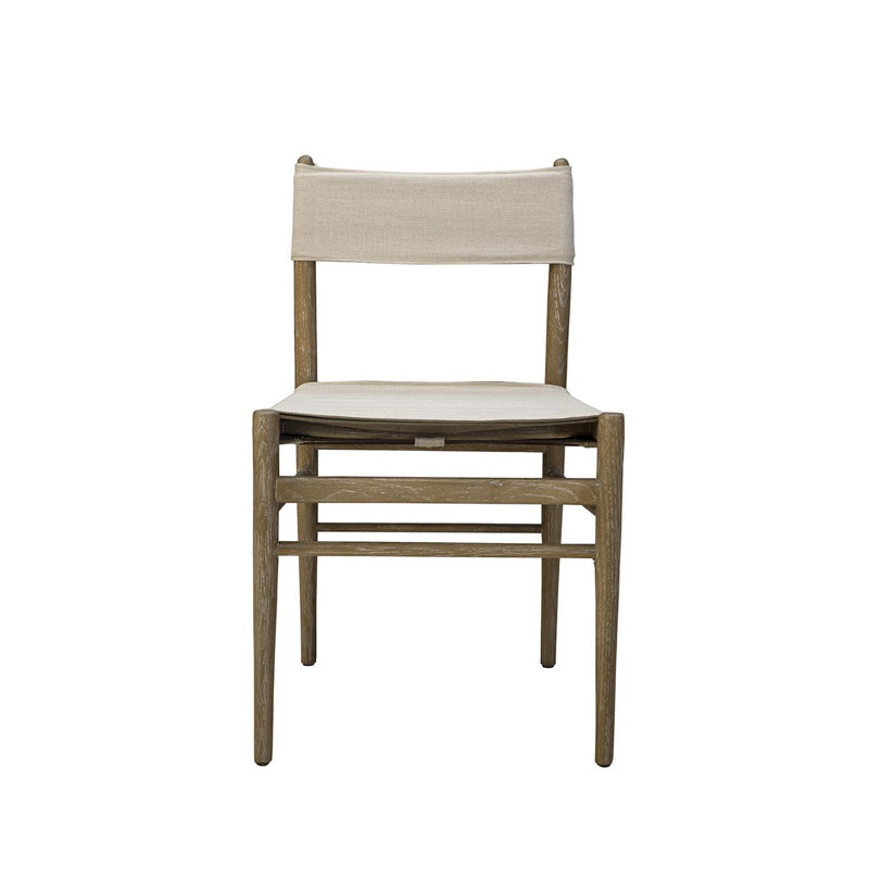 Solid Wood Dining Chair, White