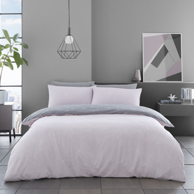 Averymarie 180 TC Reversible Duvet Cover Set