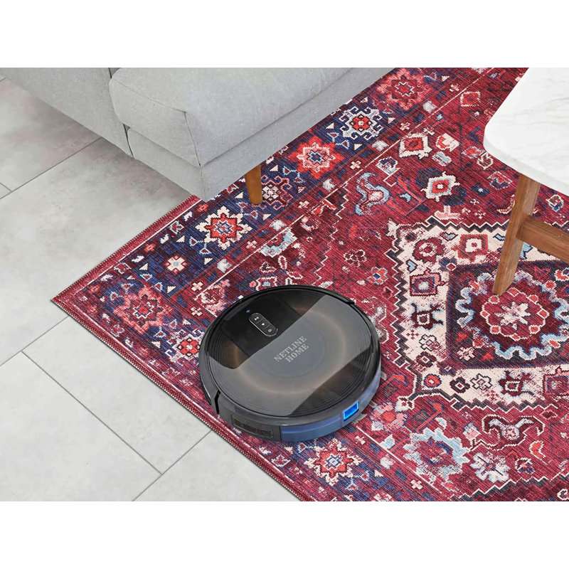 Traditional Area Rug Modern Non Slip Mat Large Entryway Rugs Washable Carpet Pad For Bedroom - 1307, Rectangle 200 x 290 cm