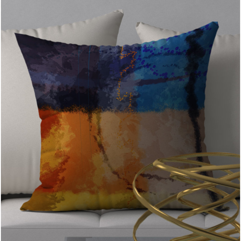 Reversible Throw Pillow, 20" x 20"