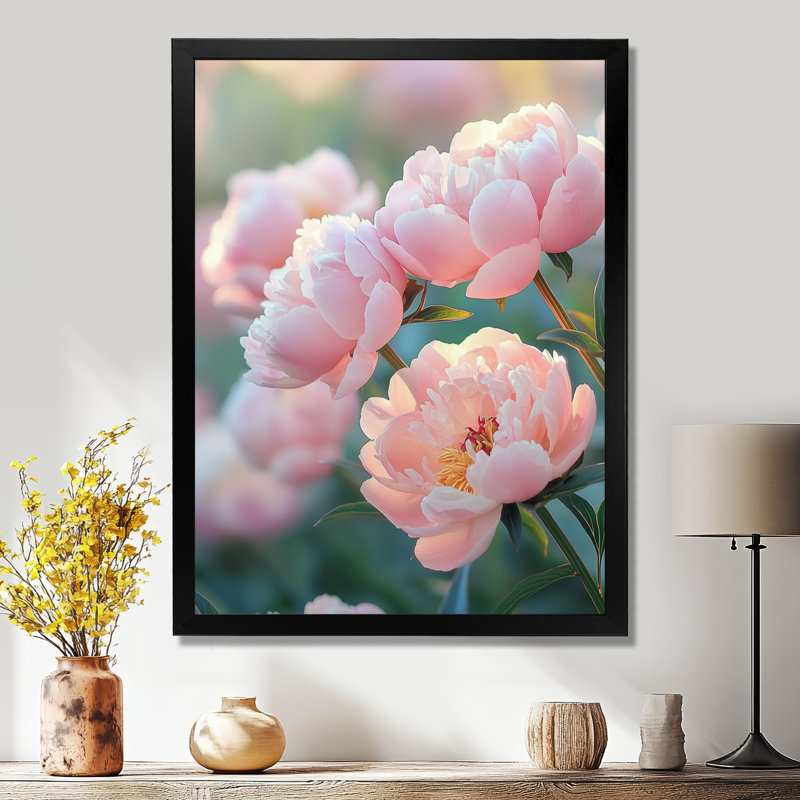 Harwood - décoration murale florale, Noir, noir, noir, noir, 20" H x 12" W, Reproduction encadrée d'une seule photo
