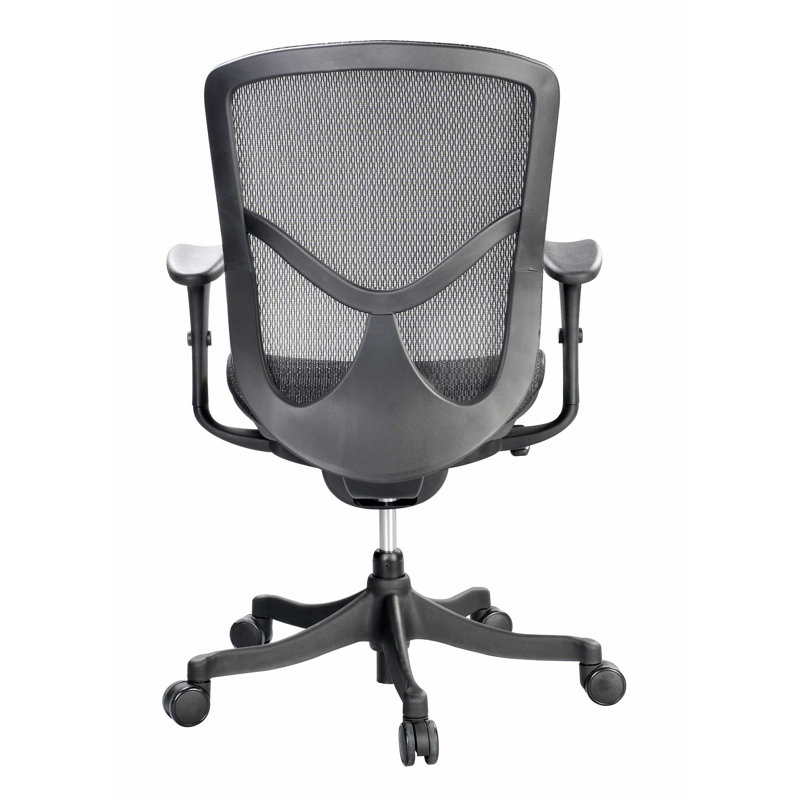 Fauteuil de direction noir pivotant réglable, H 40 po x l 26 po x P 27,5 po
