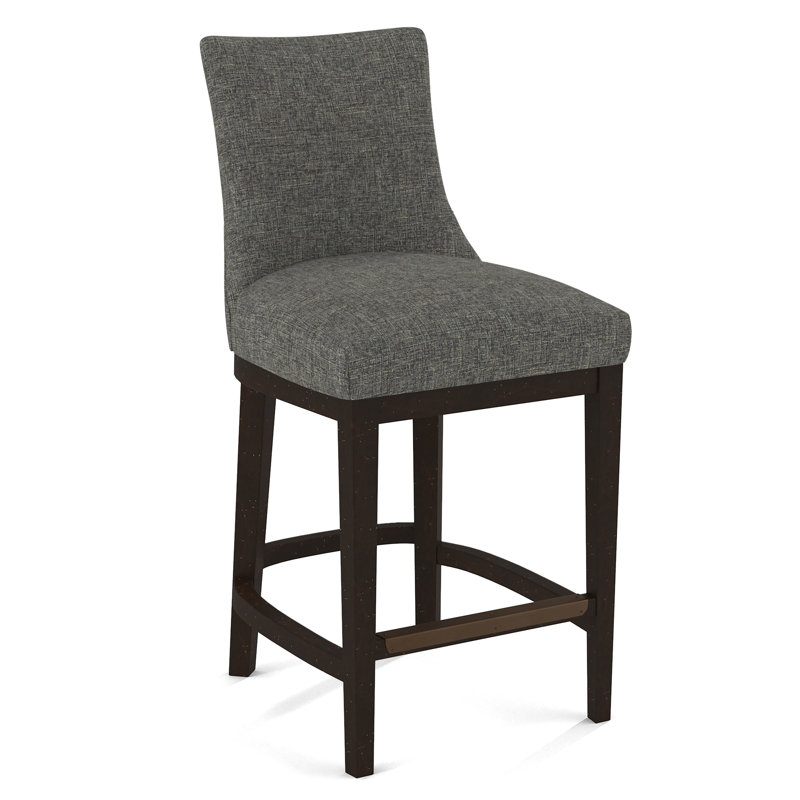 Upholstered Stool, 61536-78, Pecan