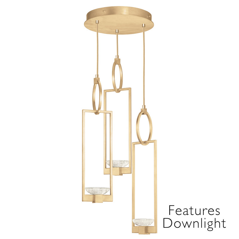 Delphi 6 - Light LED Cluster Pendant, Gold