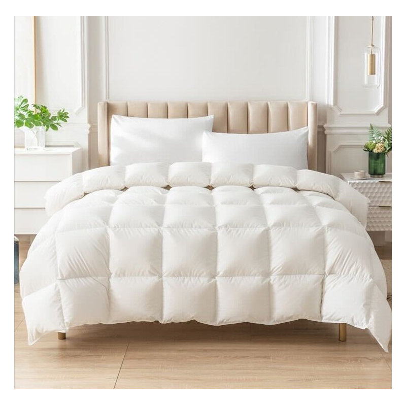 Édredon en duvet d'oie blanche 500TC 725, Très grand