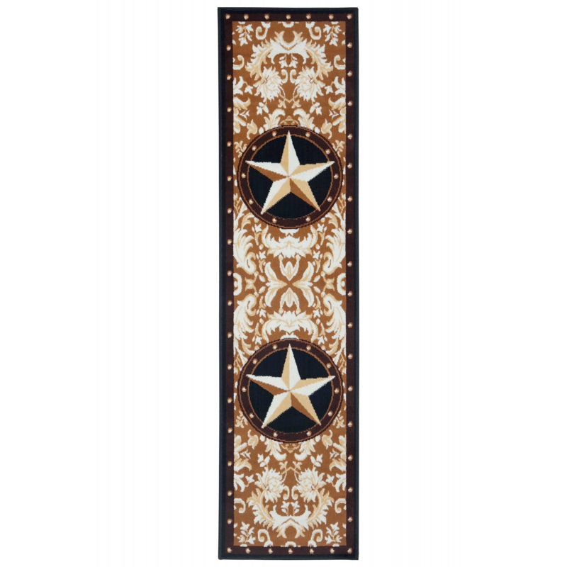 Tapis noir / rouge / jaune Aireona, Tapis de couloir 2 pi x 8 pi