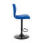 Tabouret de bar rotatif à hauteur ajustable Modern en similicuir, métal et contreplaqué-2109877511