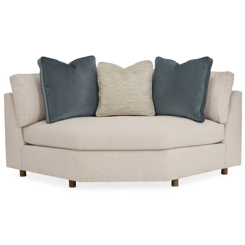 I'm Shelf-ish Barrel Chair, Beige/Dark Gray