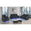 Canapé inclinable électrique noir avec appui-tête Duran-703140060