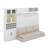 Full Size Murphy Bed With Sofa，USB & Light-1115497426-1115497427