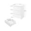 45cm W Manufactured Wood Bedside Table