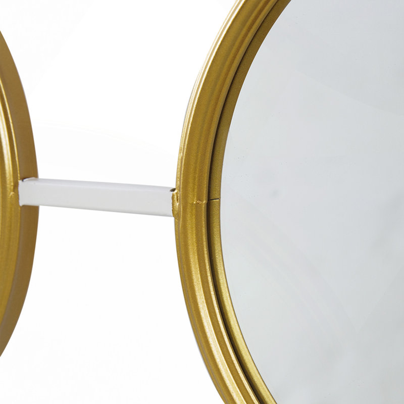 Gold And White Frame With Mirror