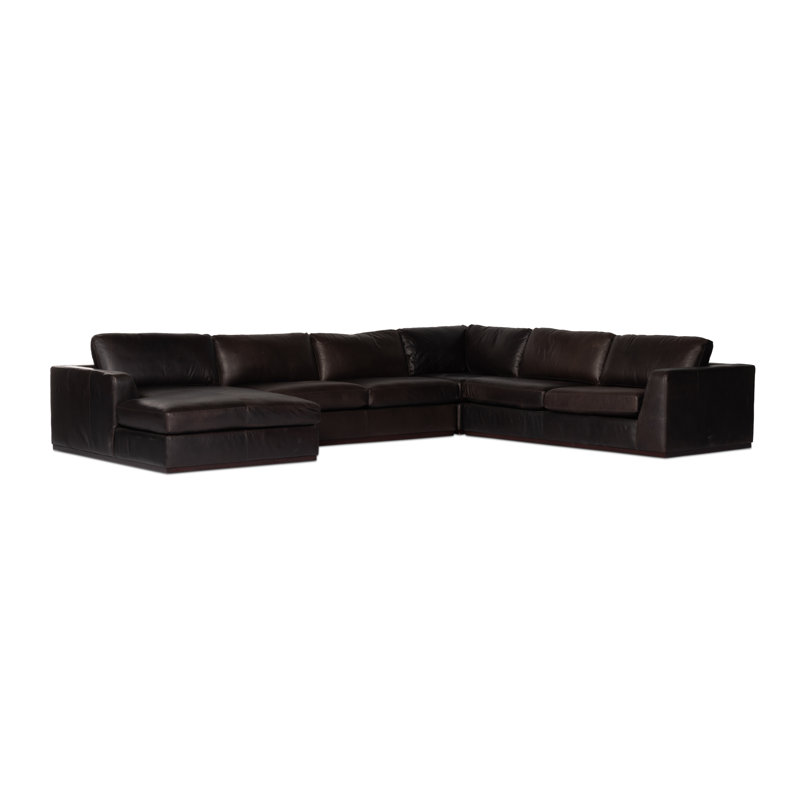 Colt Sectional, Right Hand Facing, Aldred Silver Polyester Blend