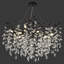 Lustre linéaire en cristal à branches 10 branches à intensité variable 30 "Abe-1880465975