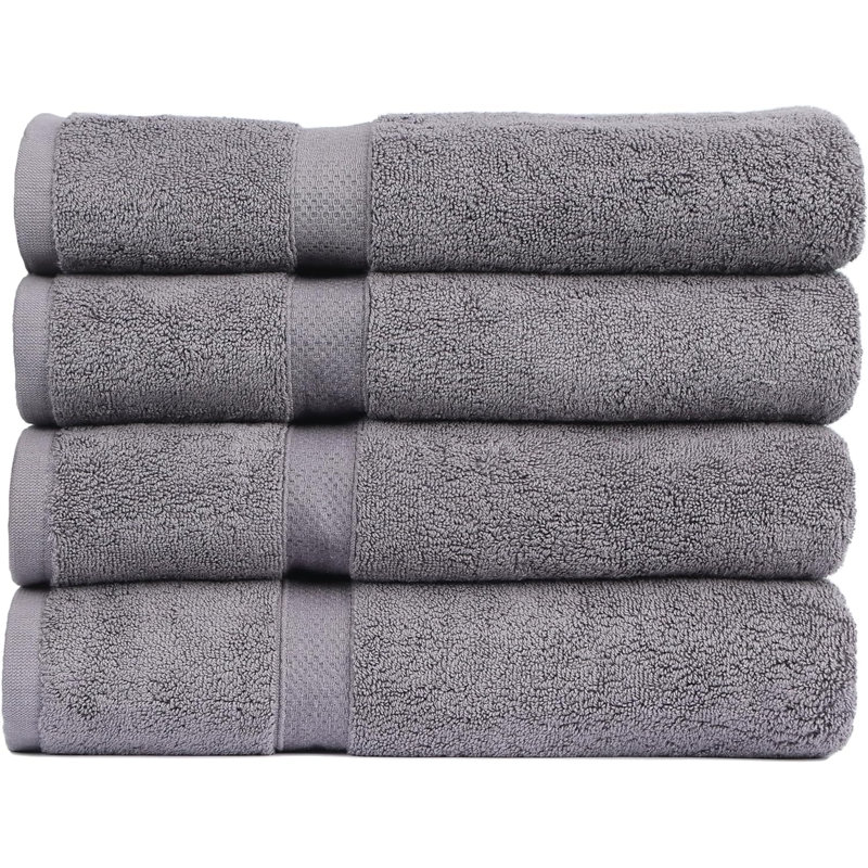 Cotton Bath Towel, Gray
