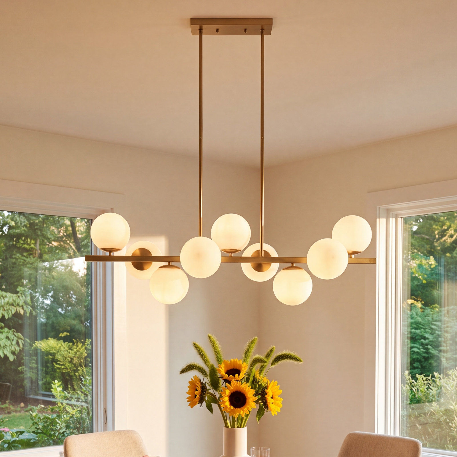 Viola 9 - Light Dimmable Chandelier