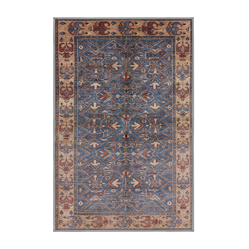 Oriental Indoor Rug, Rectangle 6' x 9'
