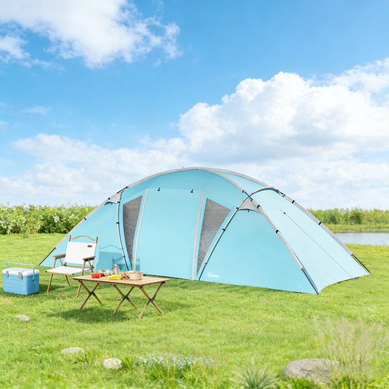4 Person Tent, Blue