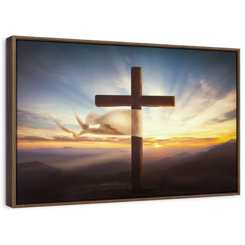 Adella Holy Cross, 13" H x 19" W
