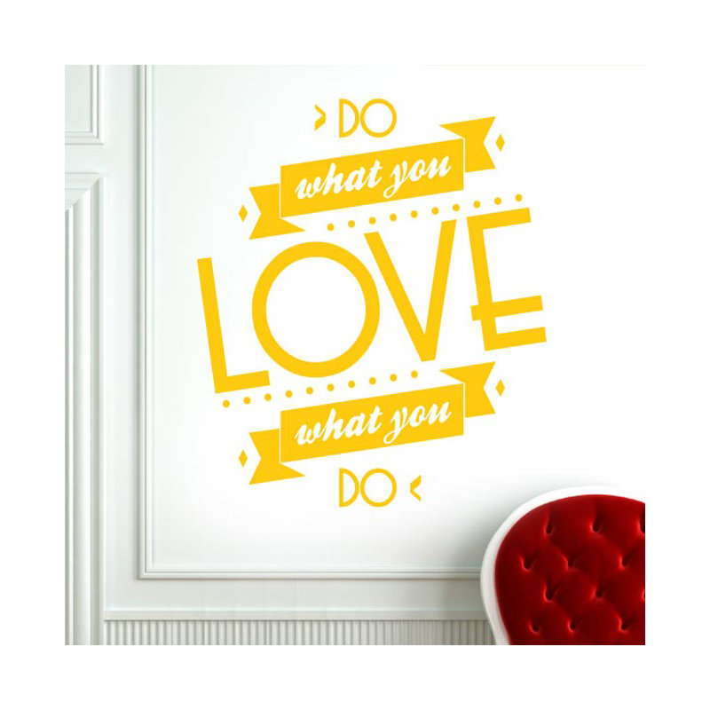 Wall Decal, Dark Yellow, Medium