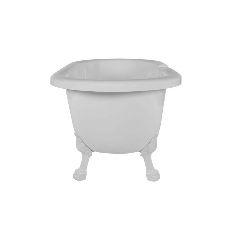 66.75'' x 30'' Freestanding Soaking Acrylic Bathtub, White 