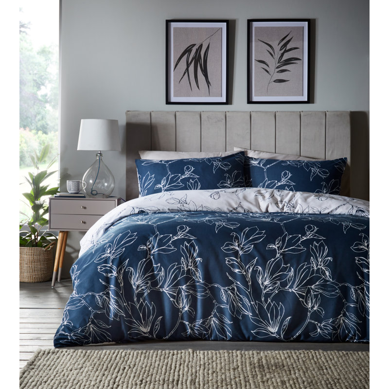 Burghfield Floral Duvet Cover Set with Pillowcases, Kingsize - 2 Standard Pillowcases