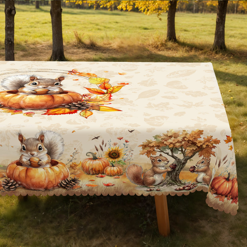Nappe automne-hiver rectangulaire 140 x 180 cm, L 70,87 po x l 55,12 po