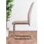 Tierra Modern Chrome Metal & Glass Round Dining Table Set with 4 Upholstered Faux Leather Chairs-547416953