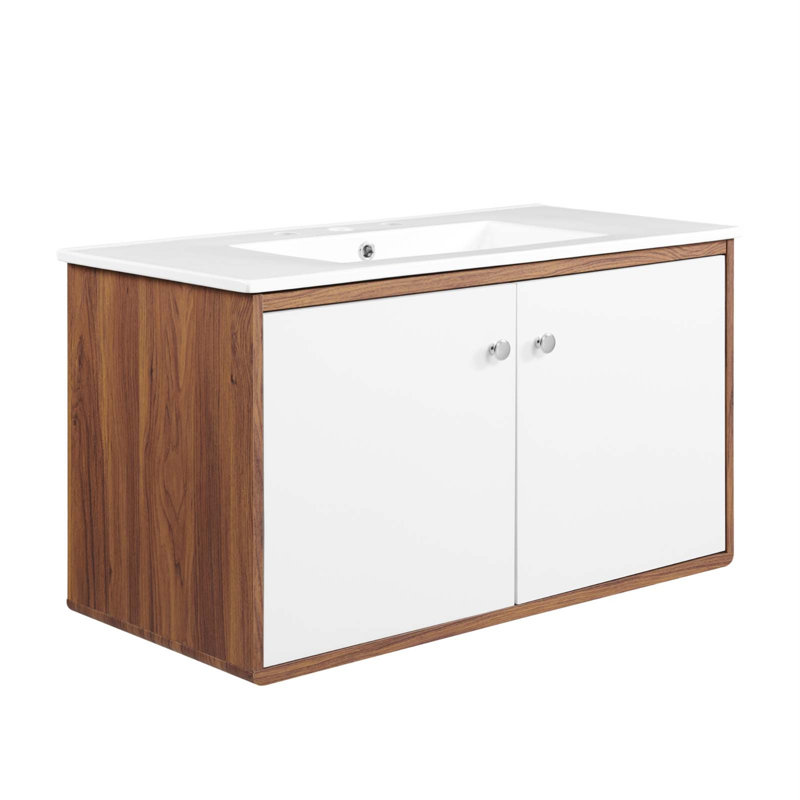 Meuble-lavabo mural 36 po