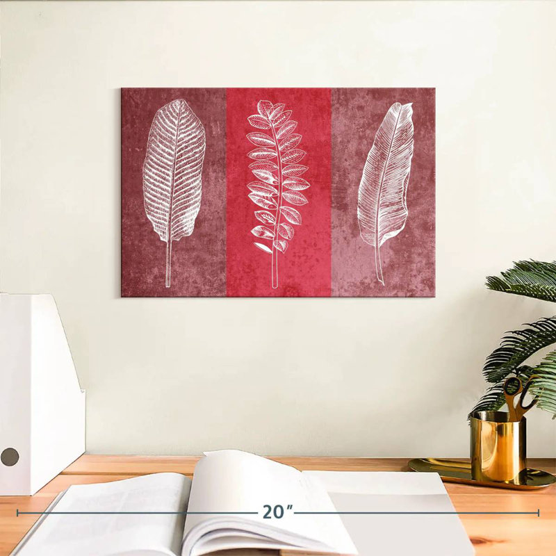 Harnek Leaf Imprints, 8" H x 12" W