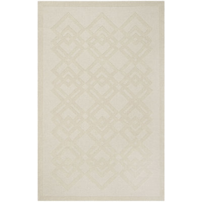 Tapis géométrique en laine tissé à la main Viewpoint