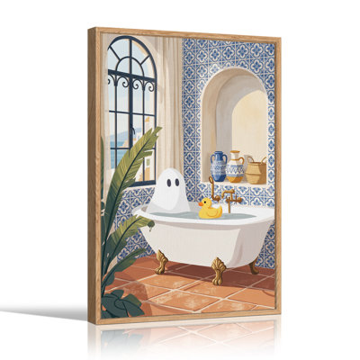 Art mural sur toile, "Ghost in Blue"