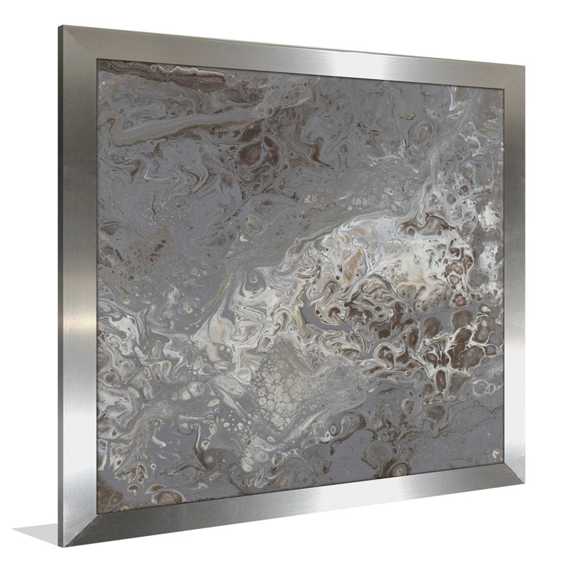 «Modern Flow II», reproduction de peinture à l'huile encadrée, H 27,5 po x l 39,5 po x P 0,75 po