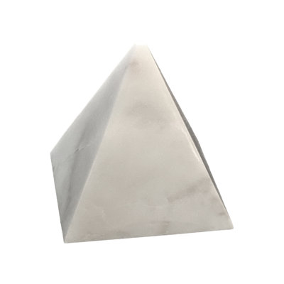 Large Marble Pyramid White
