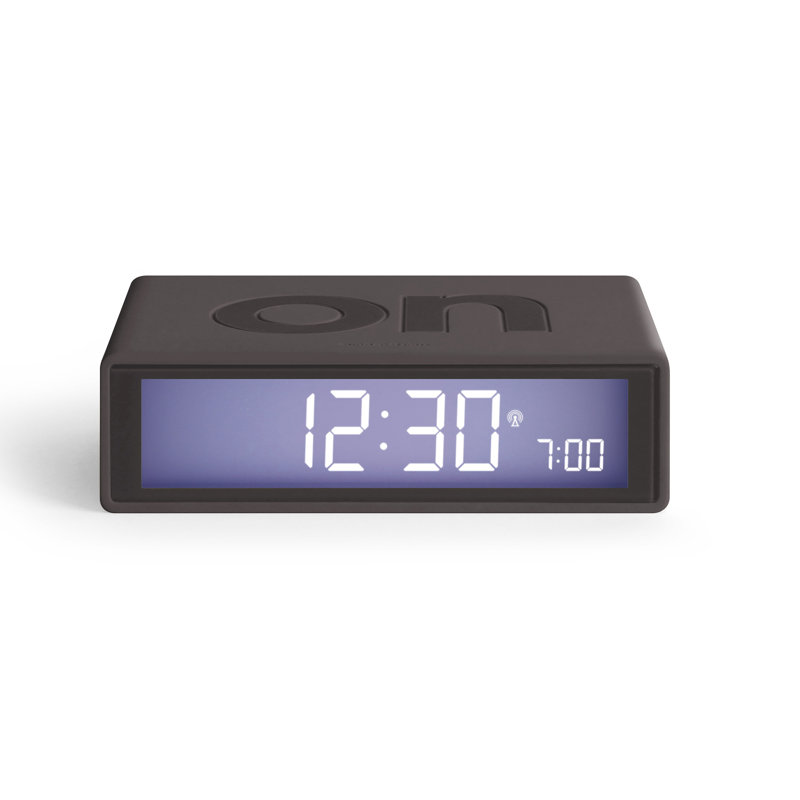 Digital Electric Alarm Tabletop Clock, Brown
