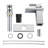 Single-handle Bathroom Faucet with Drain Assembly-53107041