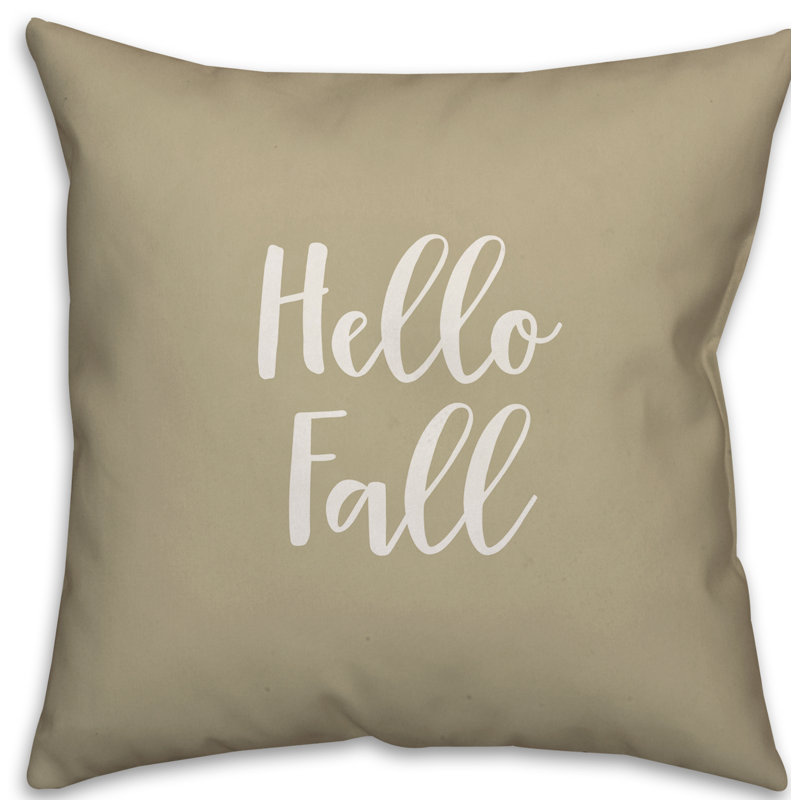  Coussin Hello, Beige, Coussin décoratif