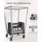 Cream White 1-Section Laundry Basket with Wheels, 34.3 Gallons (130 L) Hamper