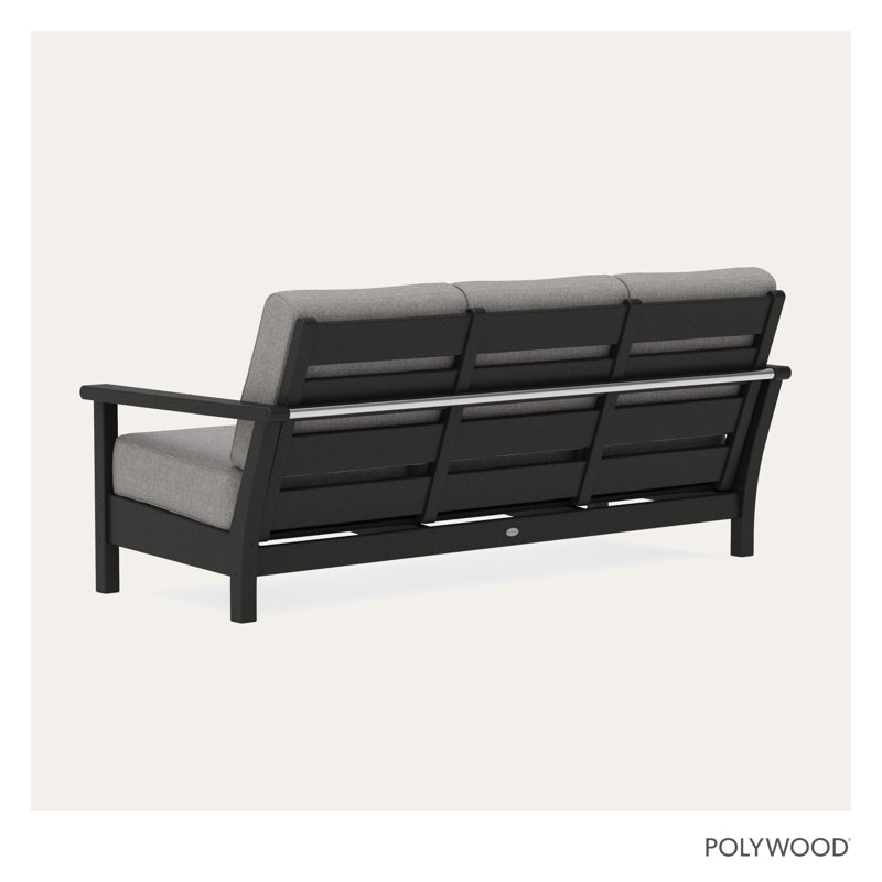 Harbour Deep Seating Sofa, Black, Gray Mist