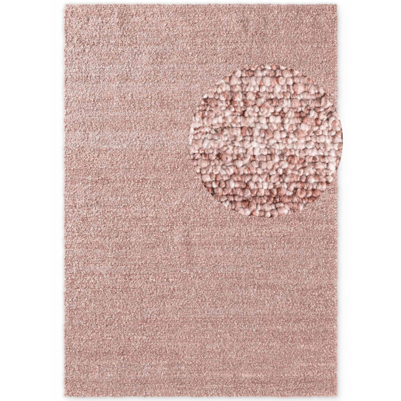 Despoina Hand Woven Area Rug, Red, Rectangle 120 x 170 cm