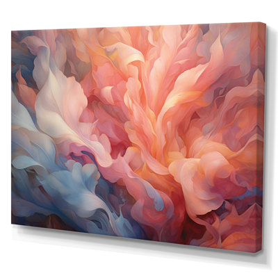 Peach Blue Rose Reverie I