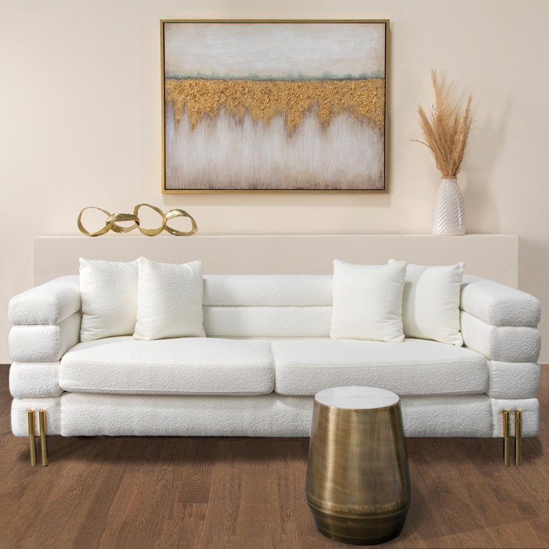 Sagebrook Home Calla  Interlocking Loop Statement Sculpture - 23.0" x 6.0" x 6.0", Gold