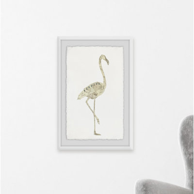 Brave Flamingo - Single Picture Frame Print