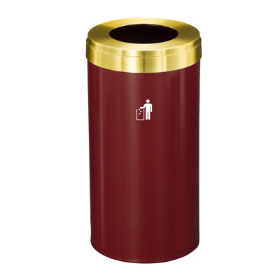 Steel Open Outdoor Trash/Recycling Bins