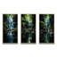 «Waterfall Hidden Oasis», 3 pièces sur toile-2064962144-2064962155