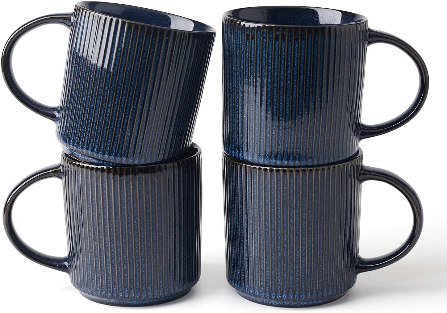 Azal Stoneware Coffee Cup, Nebulas Blue, 12 oz
