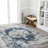 Rosalia Cottage Medallion Ivory/Blue Rug-162908950