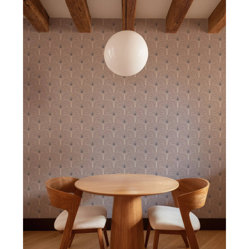 Palm Arches - Wallpaper, Clay, Premium Paper, Non-Pasted