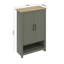 Limestone Entryway Shoe Bench And 3Ft Storage Cabinet Set   -128836397