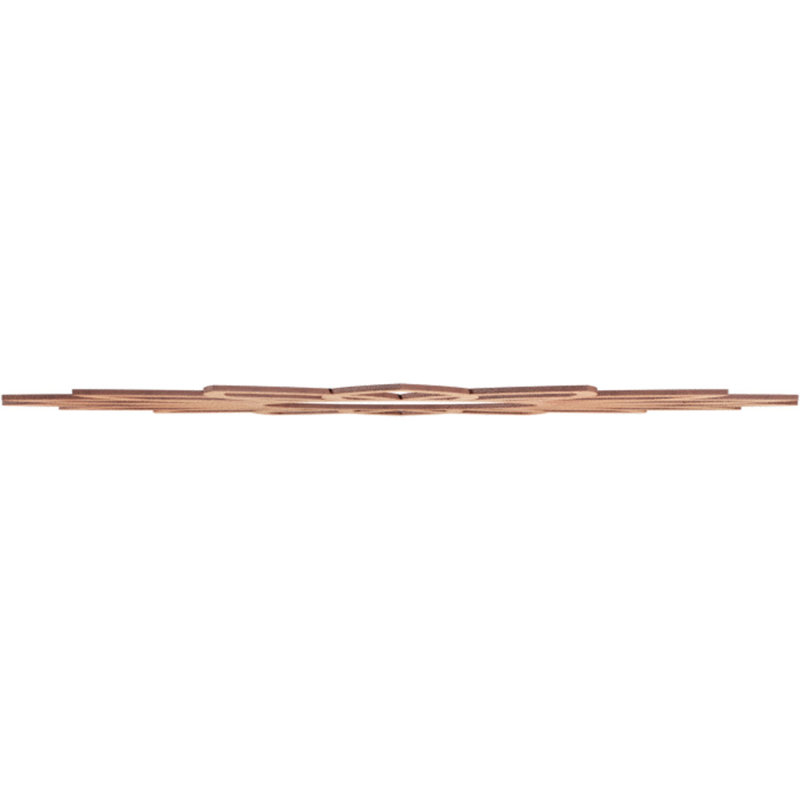 Médaillon de plafond en bois Daisy, H 36 po x l 36 po x P 0,38 po, Cerisier